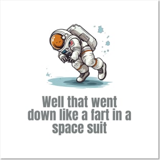 Astronaut Farting Joke Posters and Art